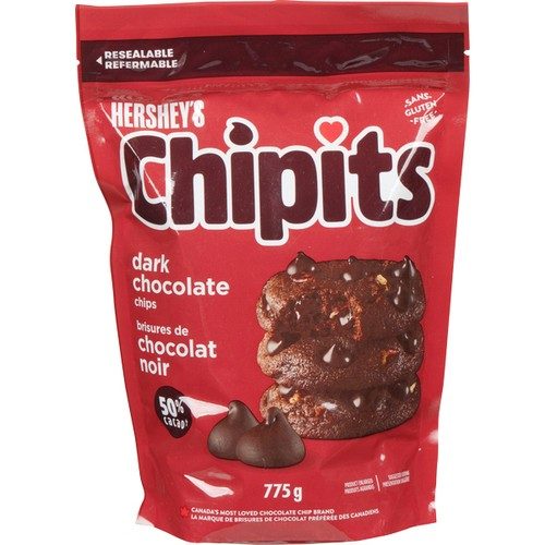 775-gram bag of Hershey's Chipits dark chocolate chips
