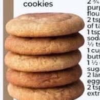 Stack of cinnamon snickerdoodle cookies